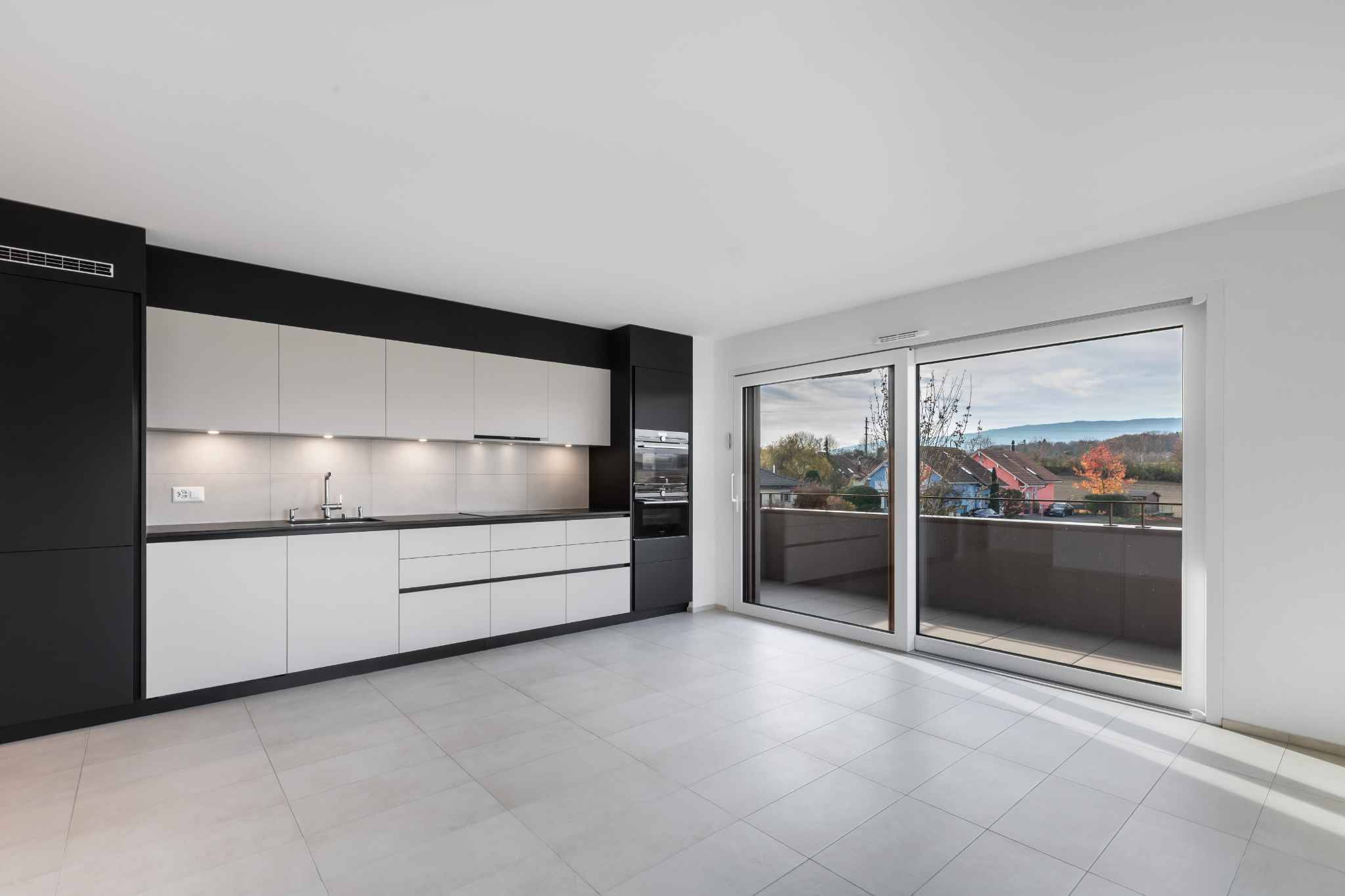 Bel appartement récent avec balcon et vue champêtre