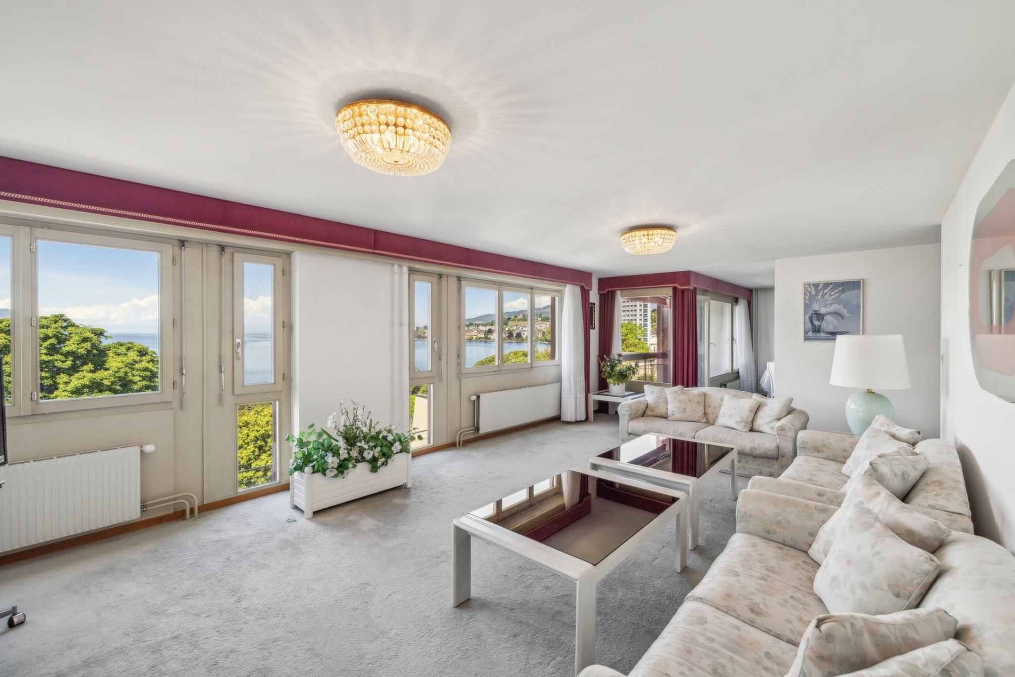 Face au Léman, spacieux 6,5 pièces à rénover