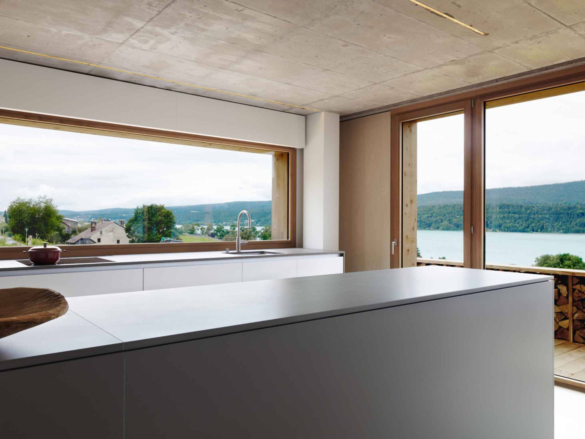 Maison d'architecte dans un cadre bucolique 