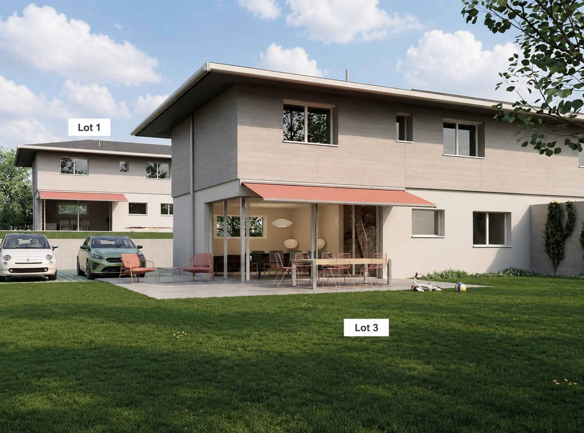 Projet de 4 villas dans un cadre privilégié - Lot 3