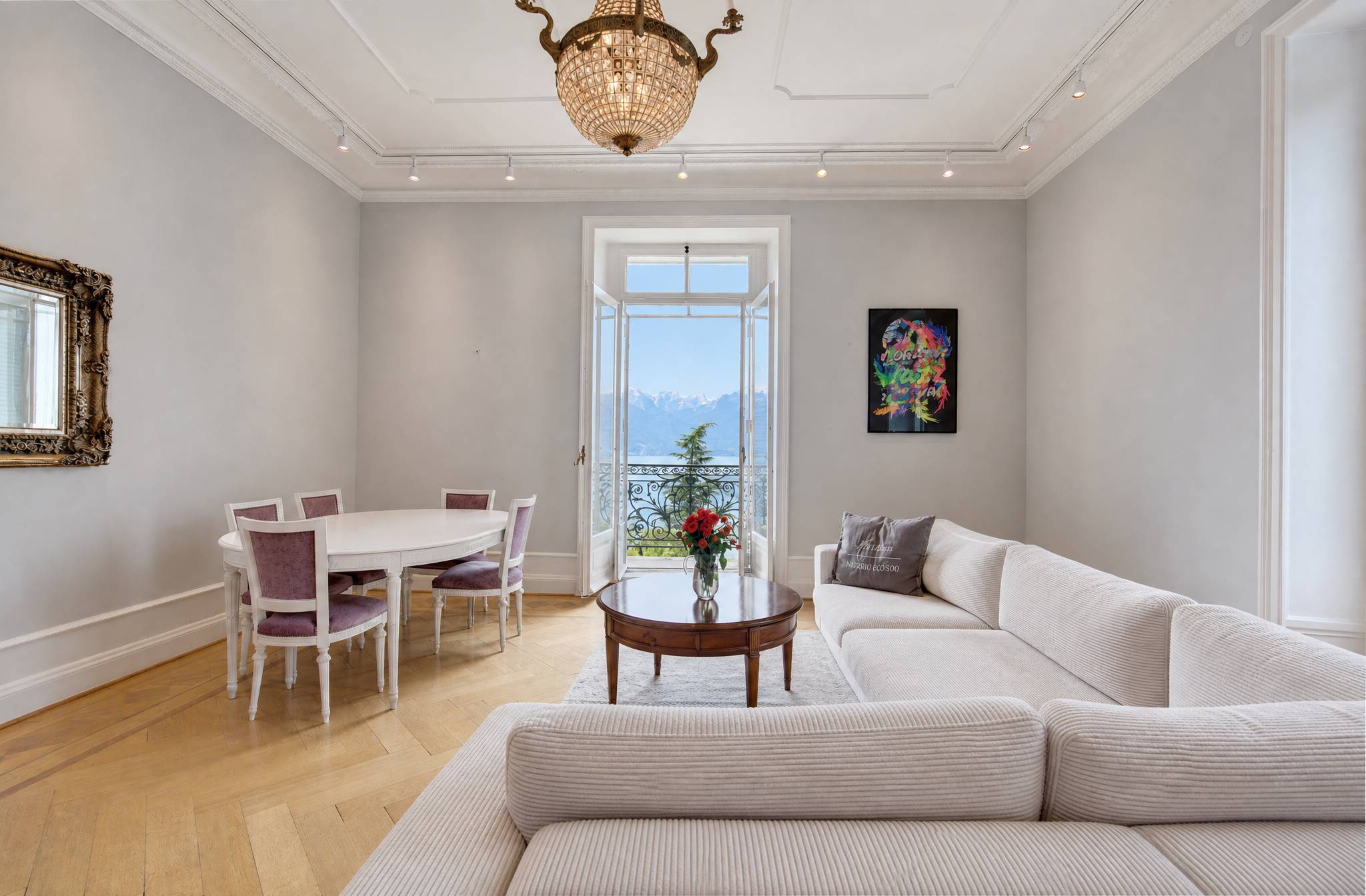 Un appartement de charme dans un ancien palace de la Riviera