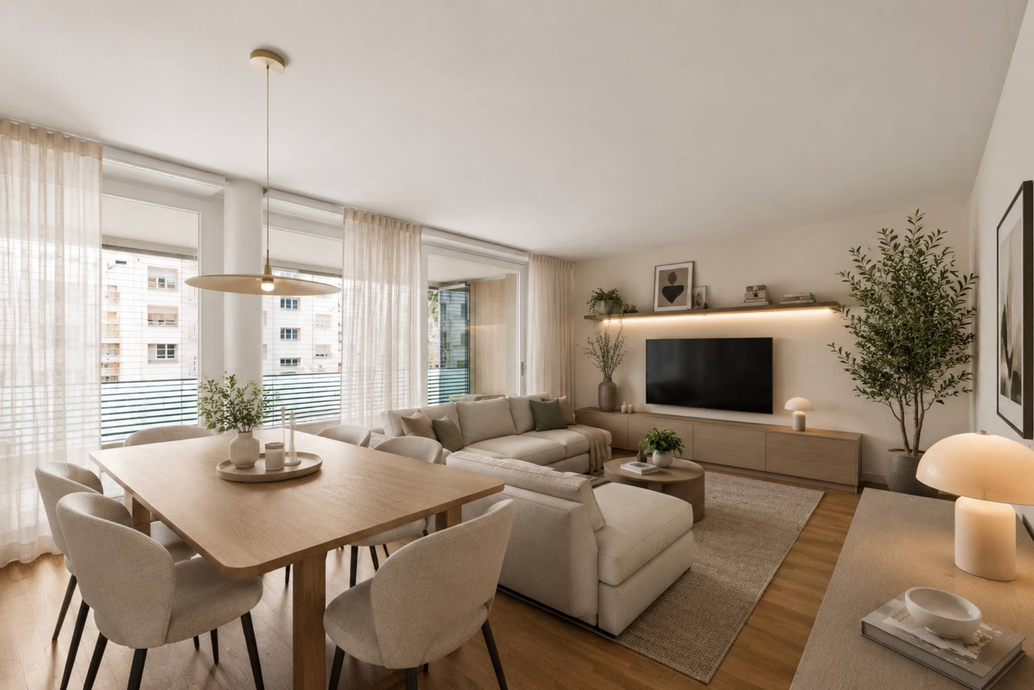 Lumineux 4.5 pièces avec grande loggia au centre de Nyon