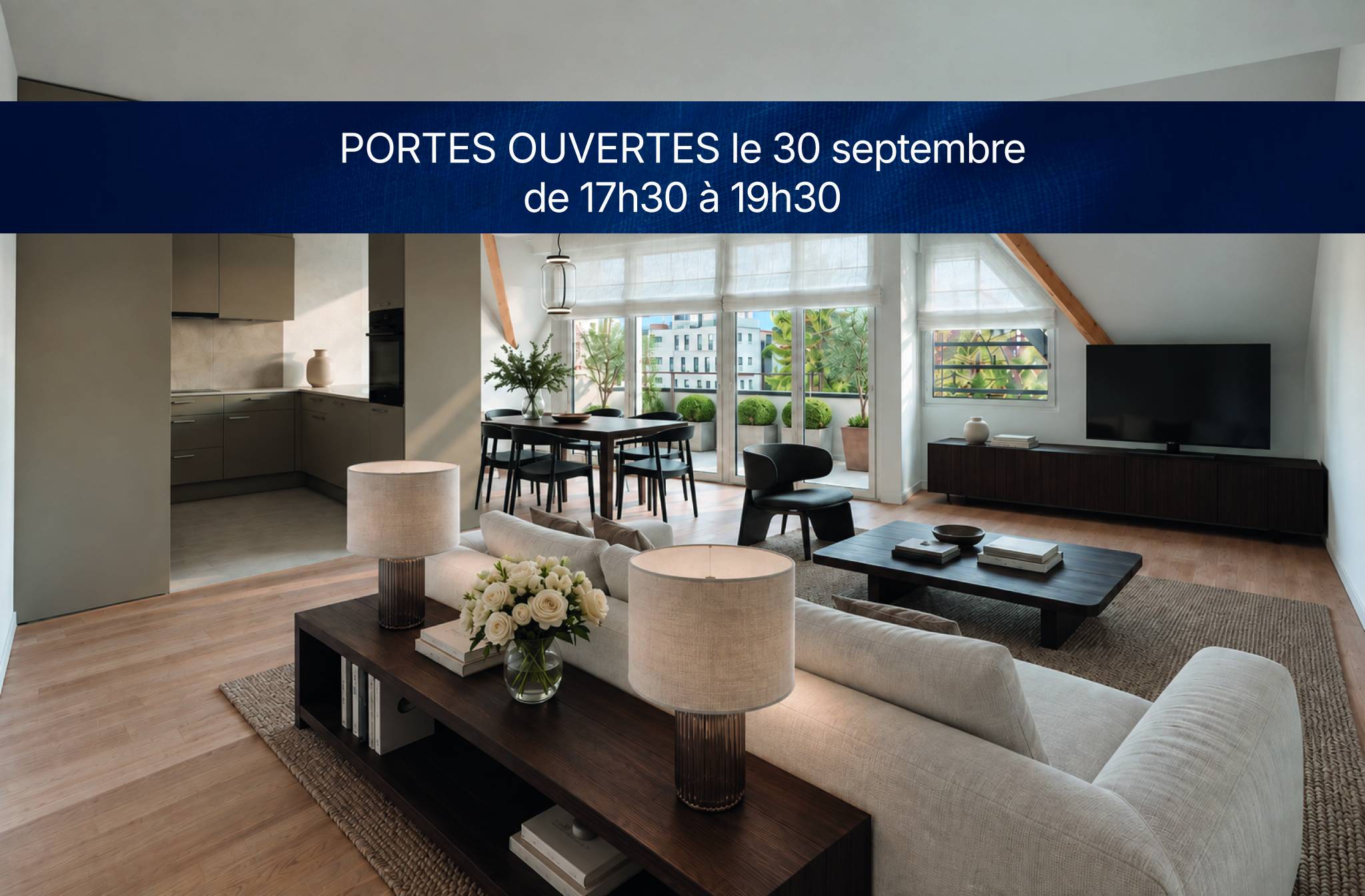 Spacieux séjour et belles chambres pour ce 5.5 pièces en duplex