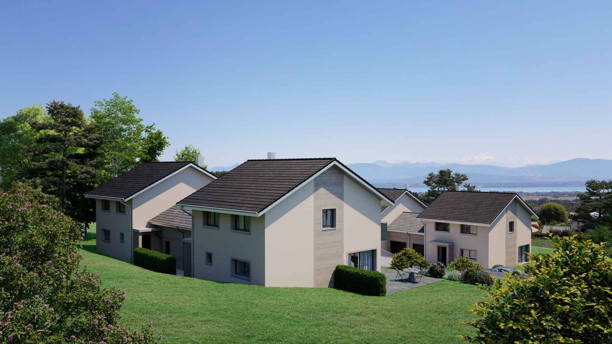 Quatre villas contemporaines au cœur d’un écrin de verdure - Lot 1