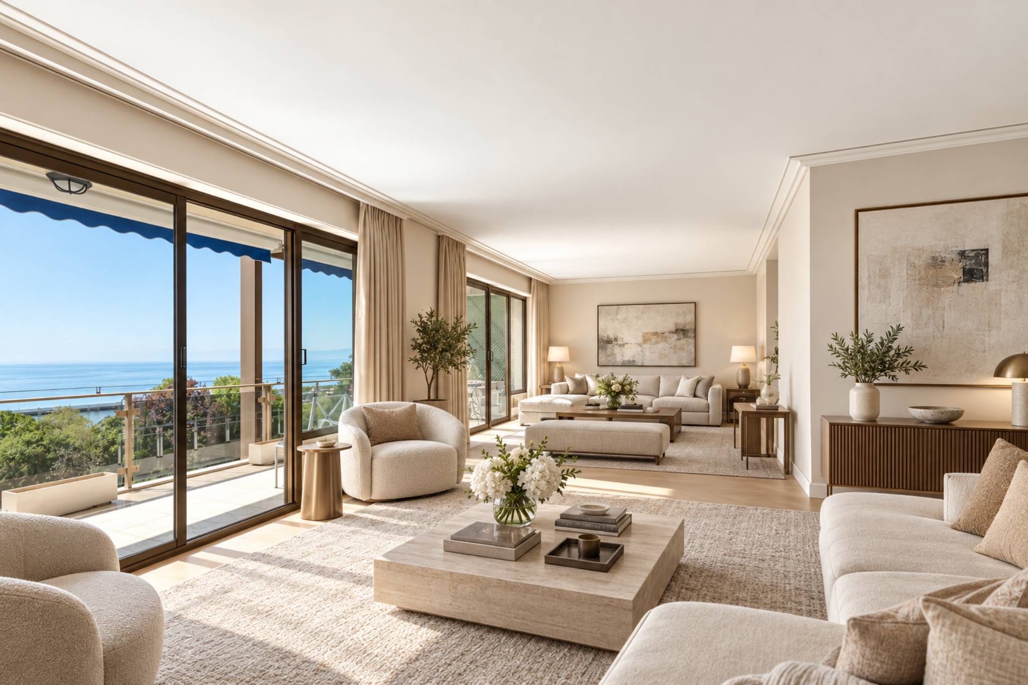 Spacieux appartement avec vue spectaculaire sur le lac et les Alpes
