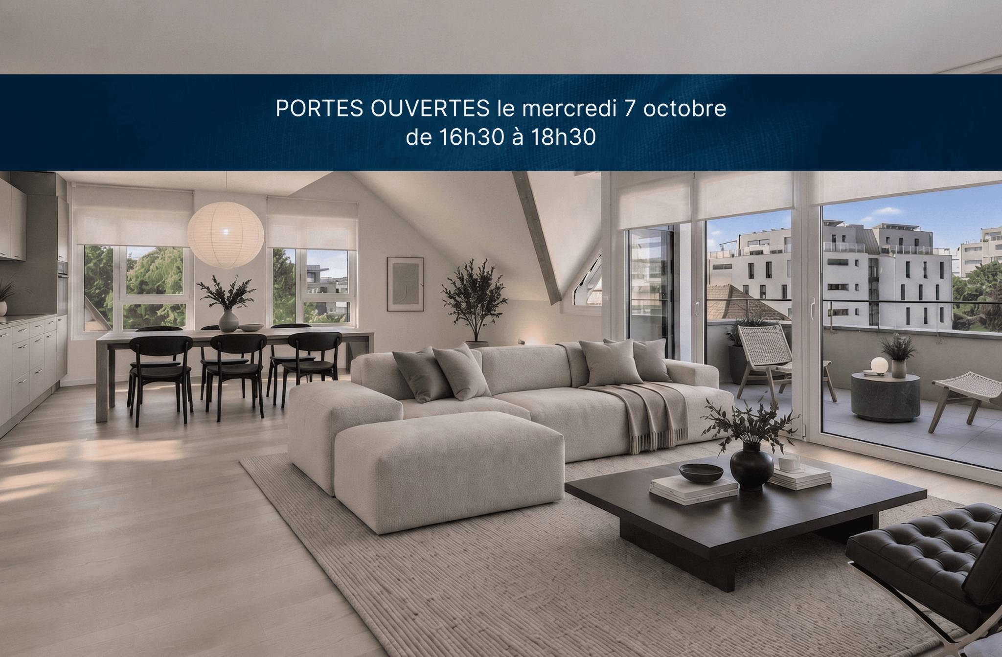 Neuf - Magnifique duplex avec balcon et vue sur le Jura
