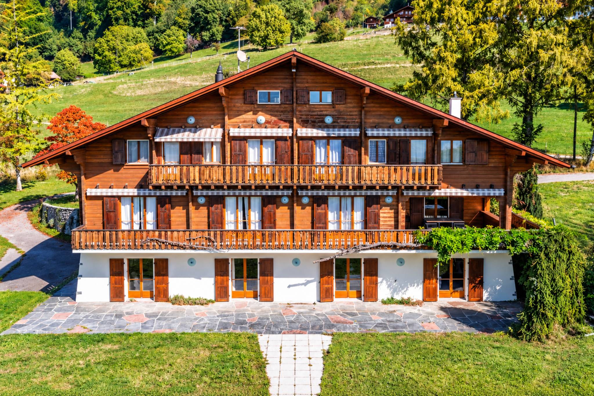 Un chalet d'exception face aux Dents du Midi