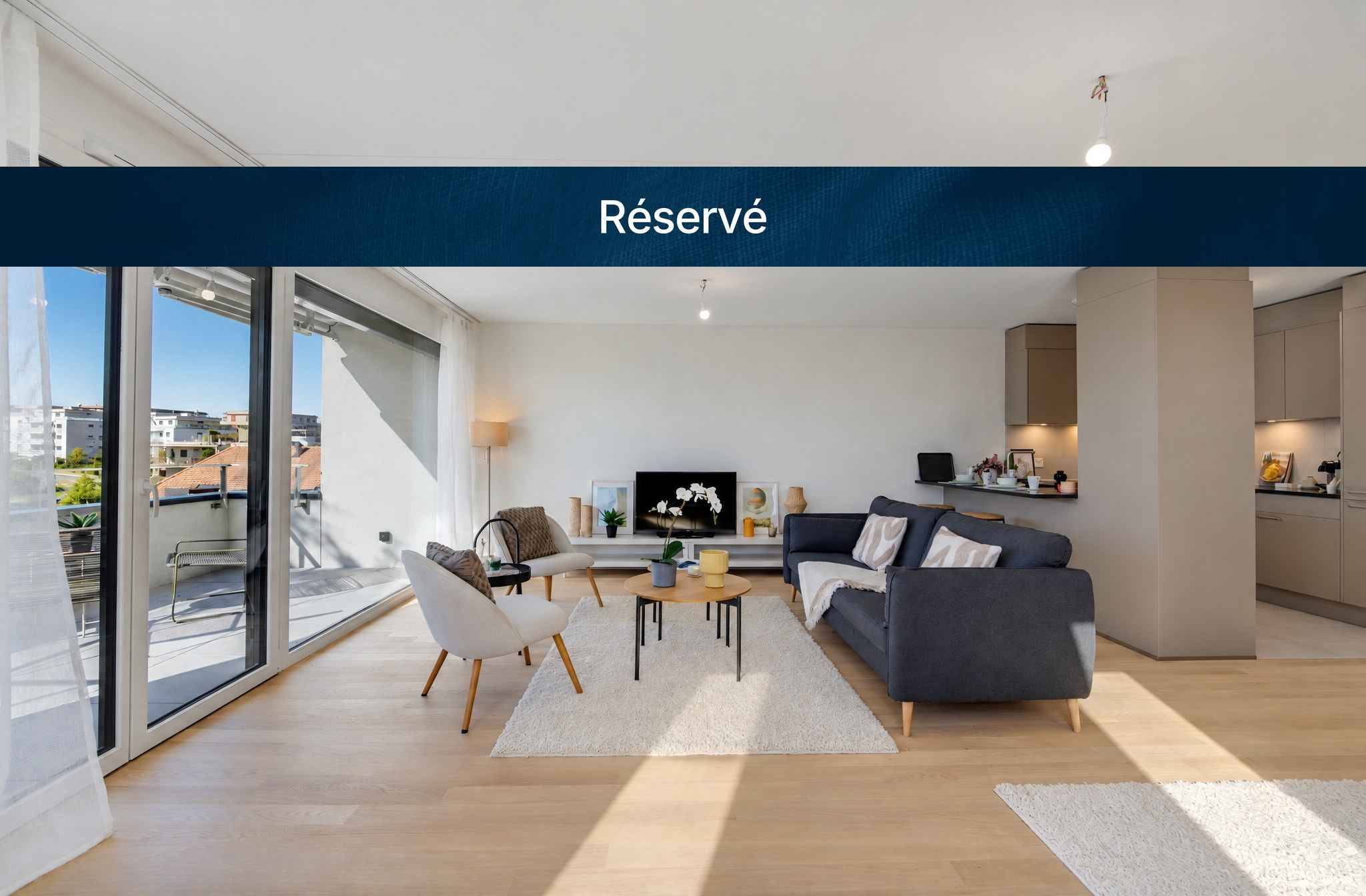 Réservé - Spacieux duplex neuf au coeur du village